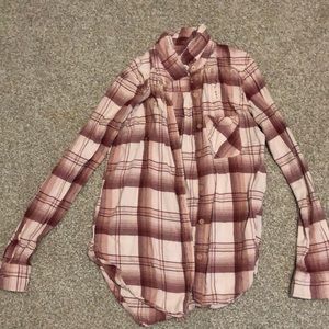 Mudd pink flannel (size xs)